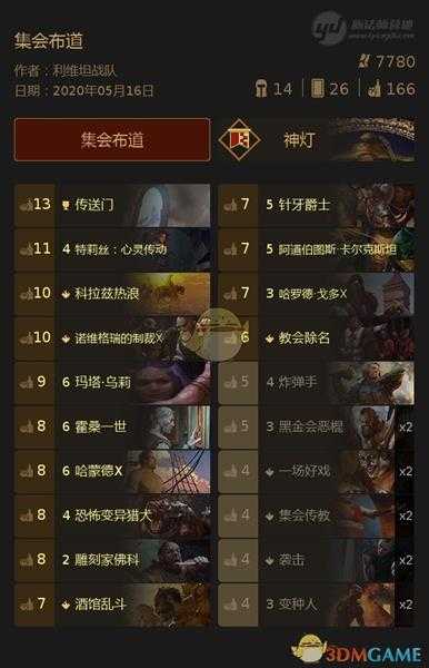 《巫师之昆特牌》【罪行集会布道】打法分享