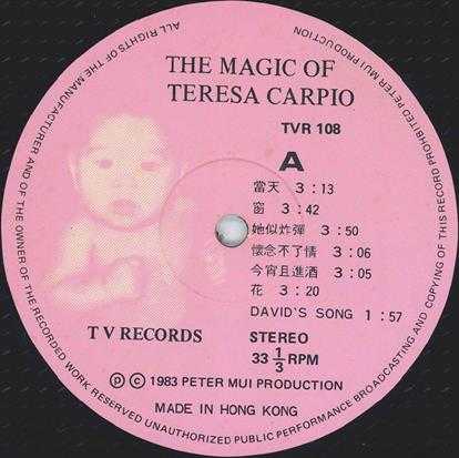 杜丽莎.1983-THEMAGICOFTERESACARPIO(LP版)【TVR】【WAV+CUE】