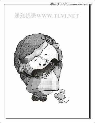 CorelDRAW(CDR)设计制作布纹铅笔画风格卡通玩偶实例教程分享