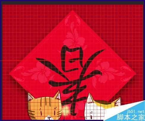 PSCS6网格线的颜色和尺寸怎么调整?