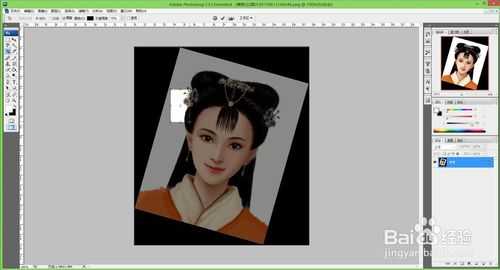 PS剪切工具的妙用:快速修正照片