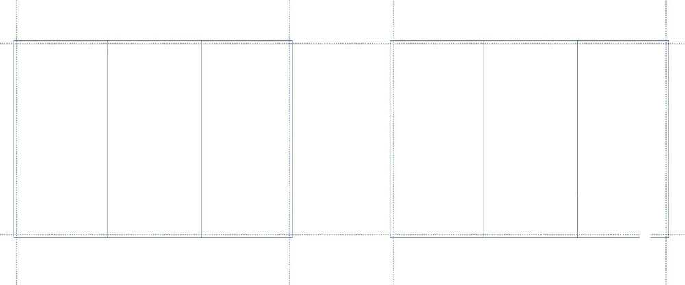 cdr怎么制作三折页?cdrX6制作三折页模板教程