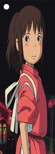 ps怎么设计千与千寻的竖版书签?